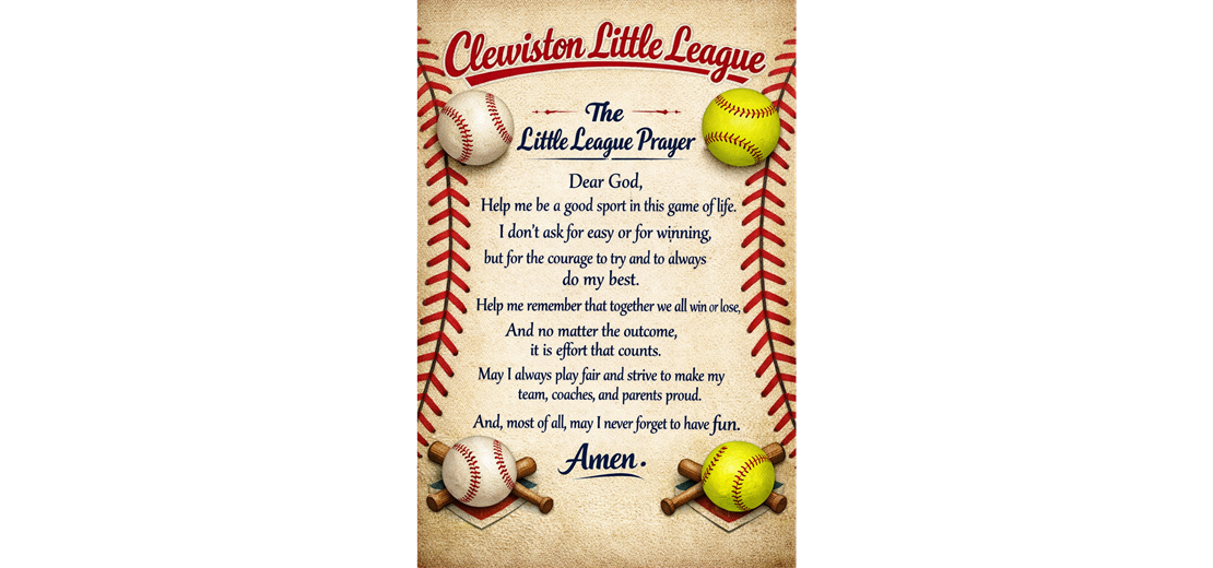 Little League Prayer 
